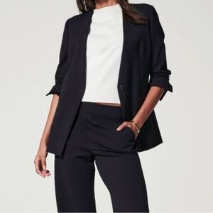 Spanx The Perfect Oversized Collarless
Blazer Classic Black Size M